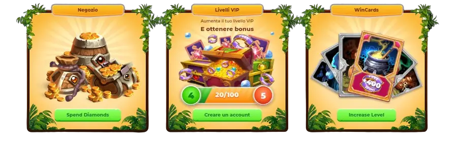 Un'ampia selezione di Winlegends Bonus